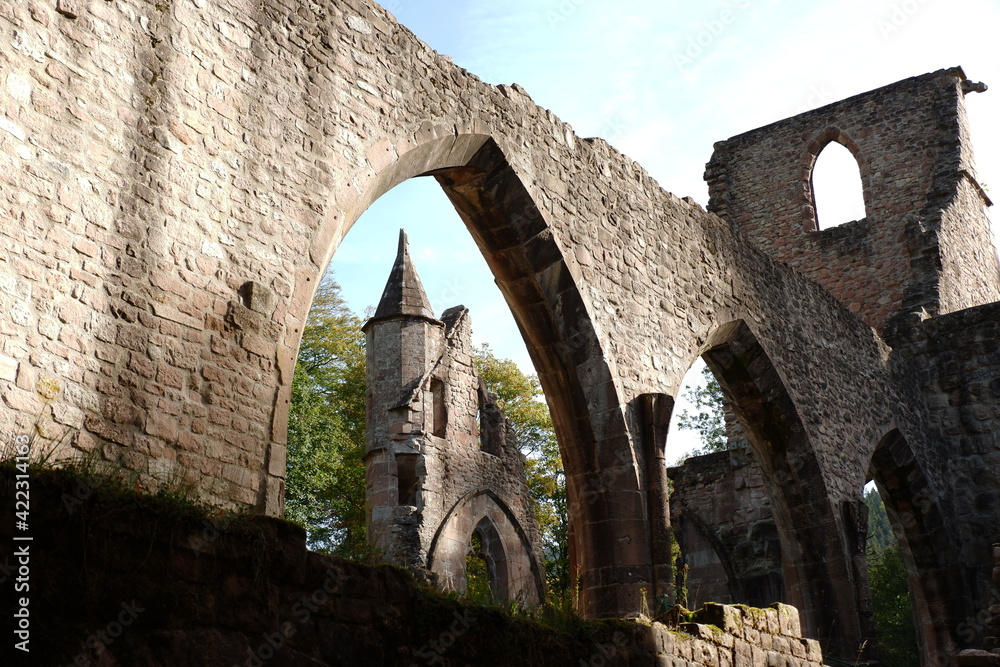 Ruins of the monastery Allerheilligen in the Black Forest