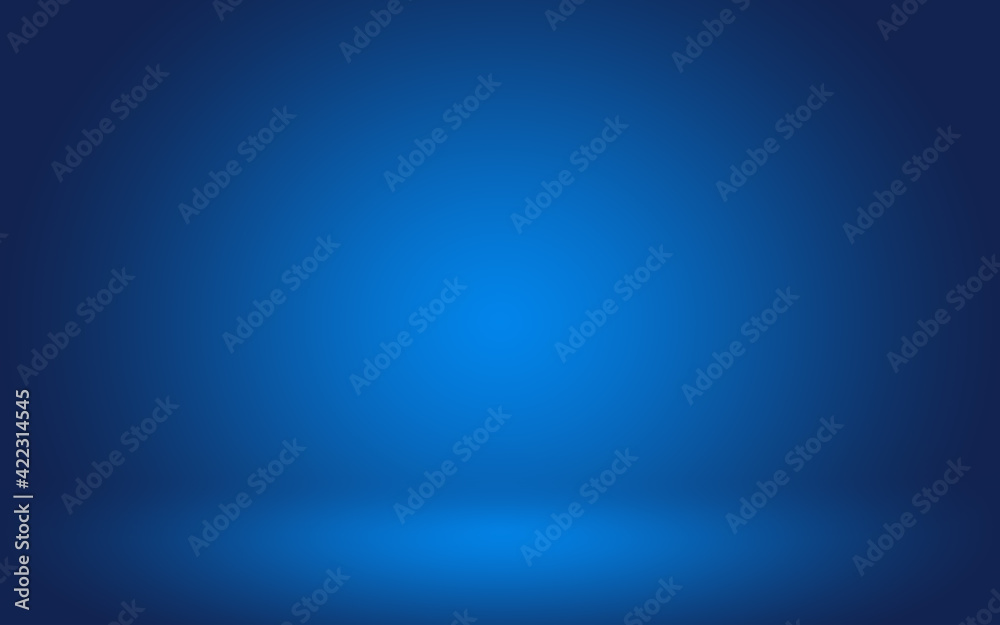 Empty Dark blue room with gradient blue abstract background for display your product Empty Dark blue room with gradient blue abstract background for display your product