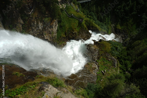 Stuibenfall Waterfall in Ötztal, Austria