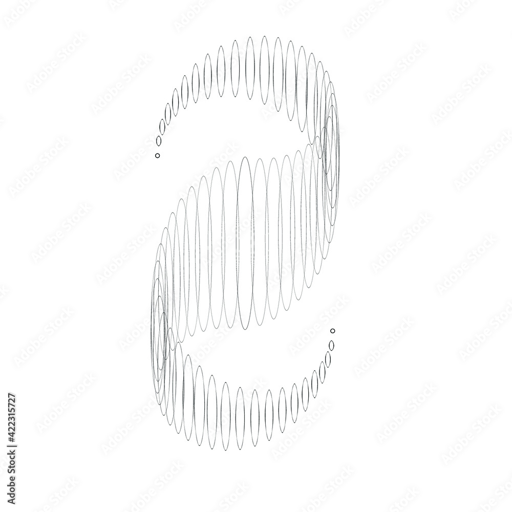 Lines in Circle Form . Spiral Vector Illustration .Technology round. Wave Logo . Design element . Abstract Geometric shape . Lines in Circle Form . Spiral Vector Illustration .Technology round. Wave Logo . Design element . Abstract Geometric shape .