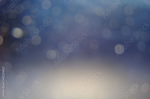 Out of focus bokeh lights. Blue Tone. Great for backdrop or background