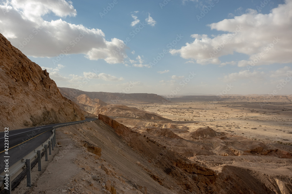 Route 40 through Mitzpe Ramon in Southern Israel