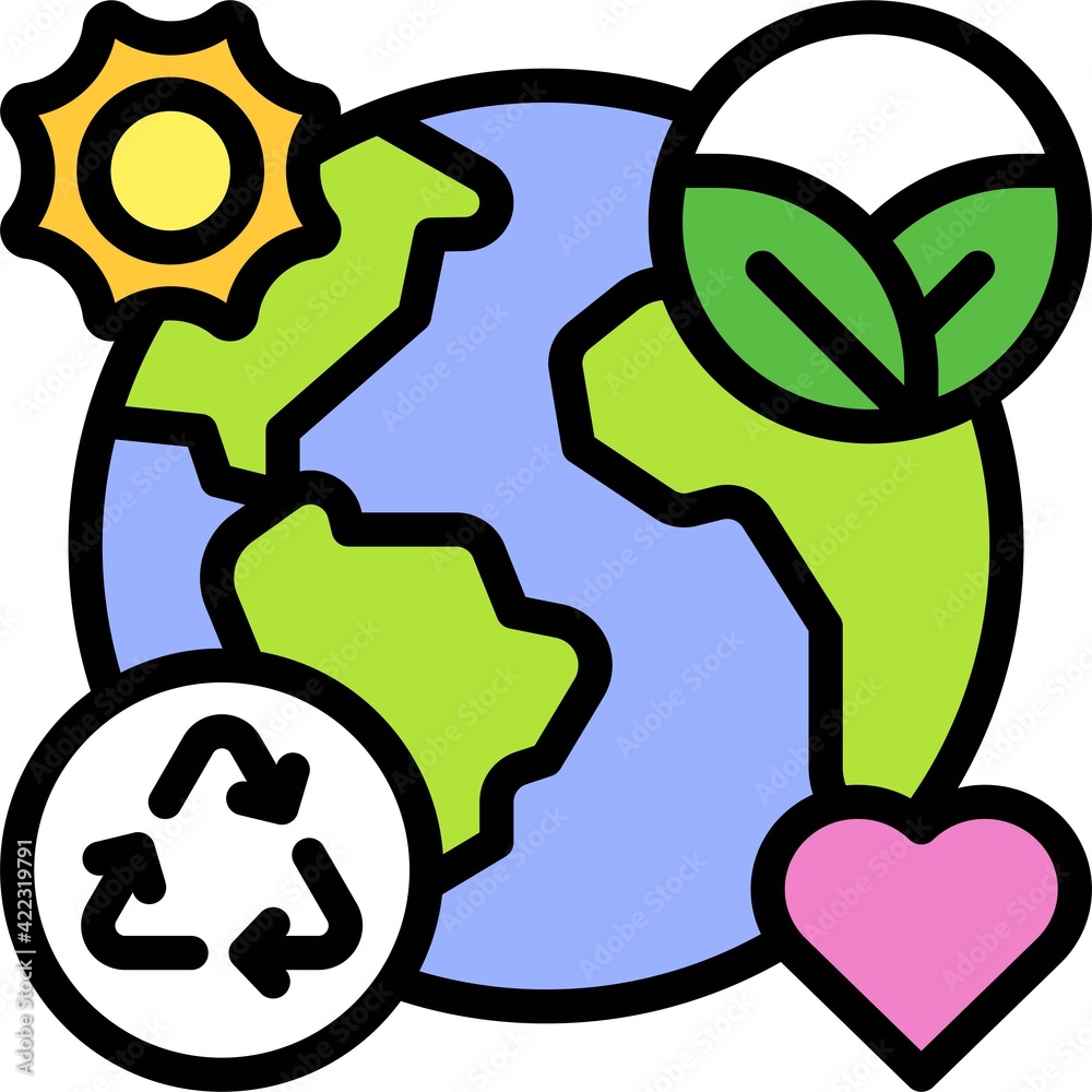 Ecology management icon, Earth Day related vector Ecology management icon, Earth Day related vector