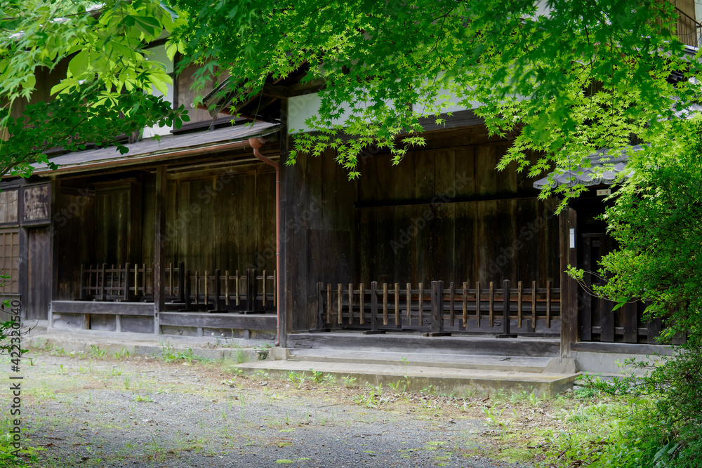 栃本関跡の木造建物/秩父往還道(埼玉県秩父市大滝村) 栃本関跡の木造建物/秩父往還道(埼玉県秩父市大滝村)