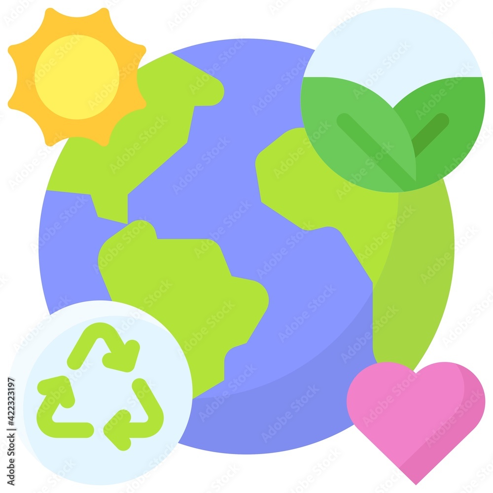 Ecology management icon, Earth Day related vector Ecology management icon, Earth Day related vector