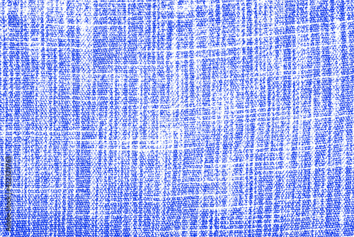 Blue and white jeans fabric texture. Pattern of rough cotton canvas. Vector EPS10