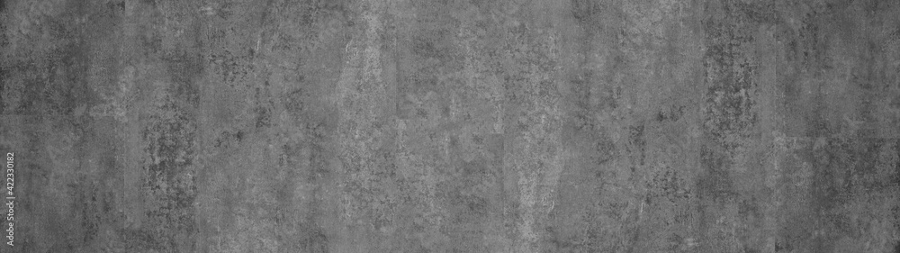 Gray grey anthracite stone concrete texture background panorama banner long