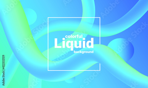Creative design 3d flow shape. Liquid waves background. Vector illustration. 3d Fluid shape illustration. Eps10 vector. Modern colorful flow poster. Trendy gradient. Fluid shapes composition.
