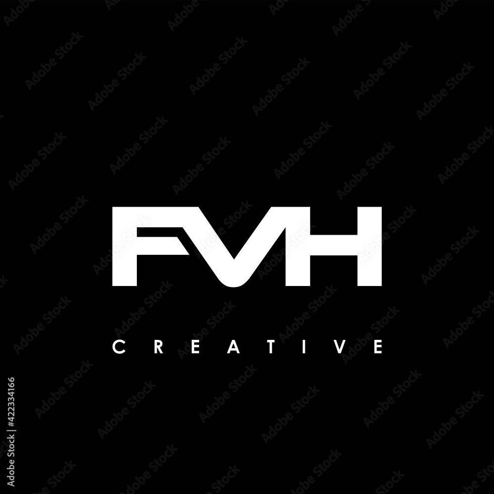 FVH Letter Initial Logo Design Template Vector Illustration FVH Letter Initial Logo Design Template Vector Illustration