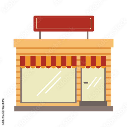 yellow facade store