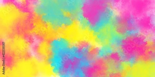 dry colors powder splash smoke Holi backgrond
