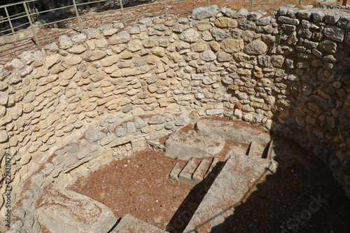 The archaeological site of Knossos, in Crete, Greece