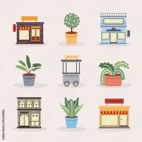 stores nine icons