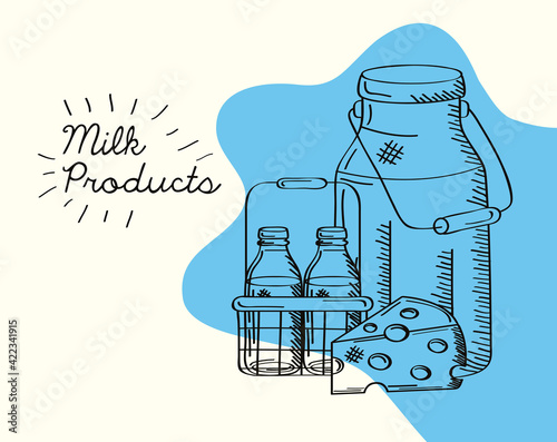 dairy products icons
