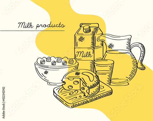 dairy products poster