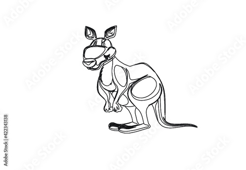 kangaroo illustration