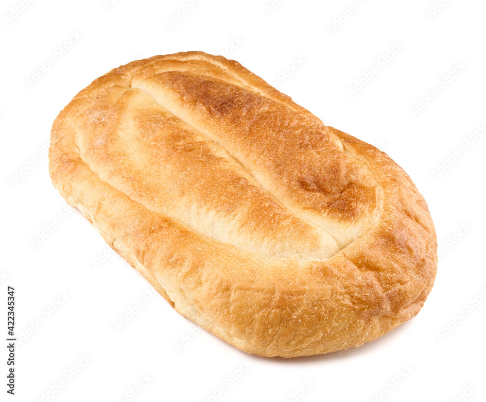 A stack of pita breads isolated on white. Bread A stack of pita breads isolated on white. Bread