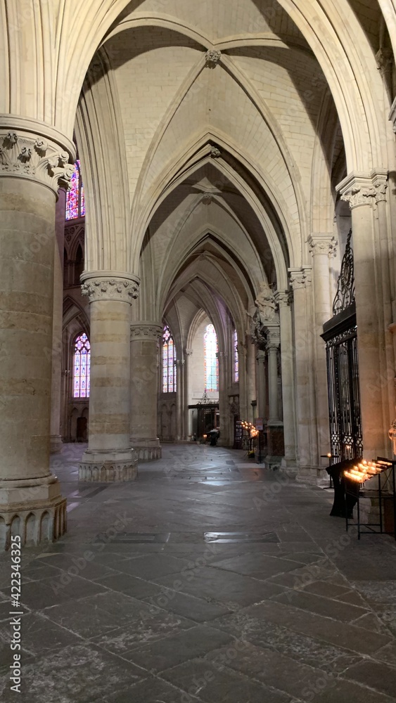 interior of the cathedral of st john the baptist church