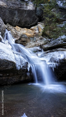 Snowy Waterfall