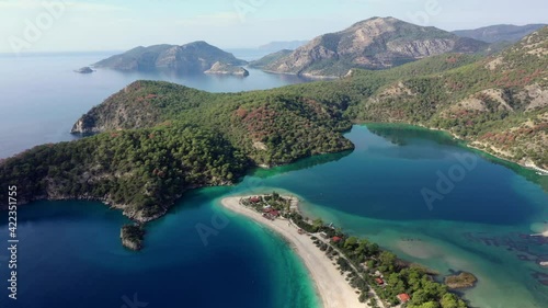 A fascinating view that has the unique nature of Oludeniz which is a county of Fethiye in Turkey. Because of its warm climate and fresh air, it has been an important destination to visit for tourists.
