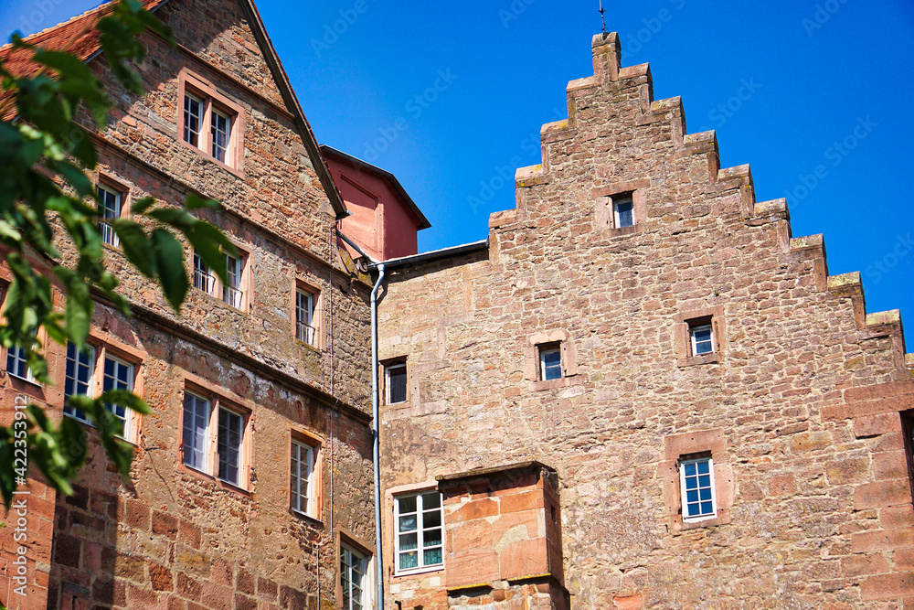 houses in the old town castle