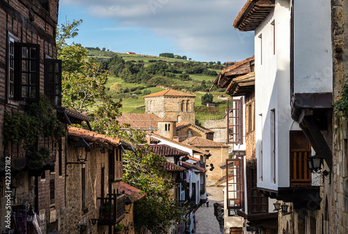 Santillana del Mar town with a historical-artistic value in Cantabria, Santander, Spain photo