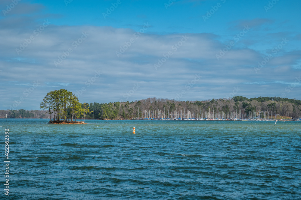Choppy waters on the lake Choppy waters on the lake