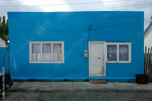 blaues Haus in Puerto Natales