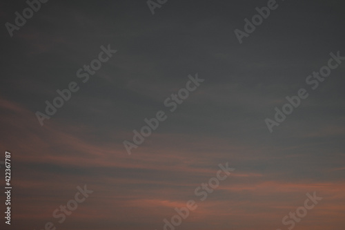 clouds at sunset