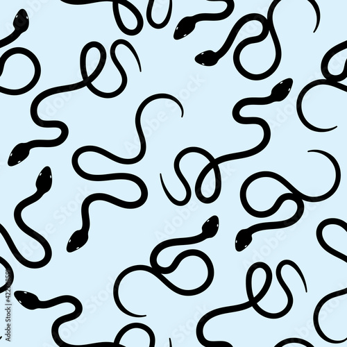 Sneak seamless repeat pattern design
