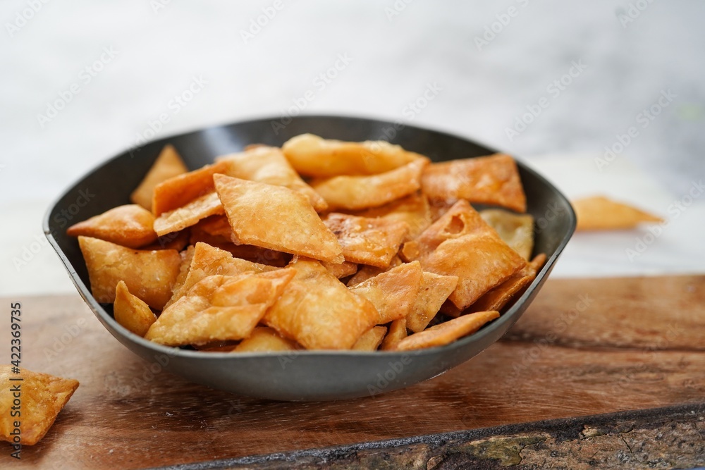 Sweet Diamond cuts - Deep fried Kerala sweet snack with flour coated in sugar syrupr Sweet Diamond cuts - Deep fried Kerala sweet snack with flour coated in sugar syrupr