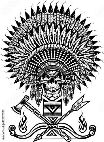 Indian chief tomahawk