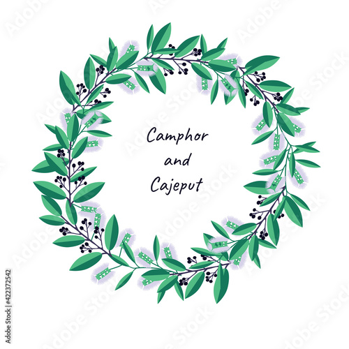 Camphor and cajeput wreath