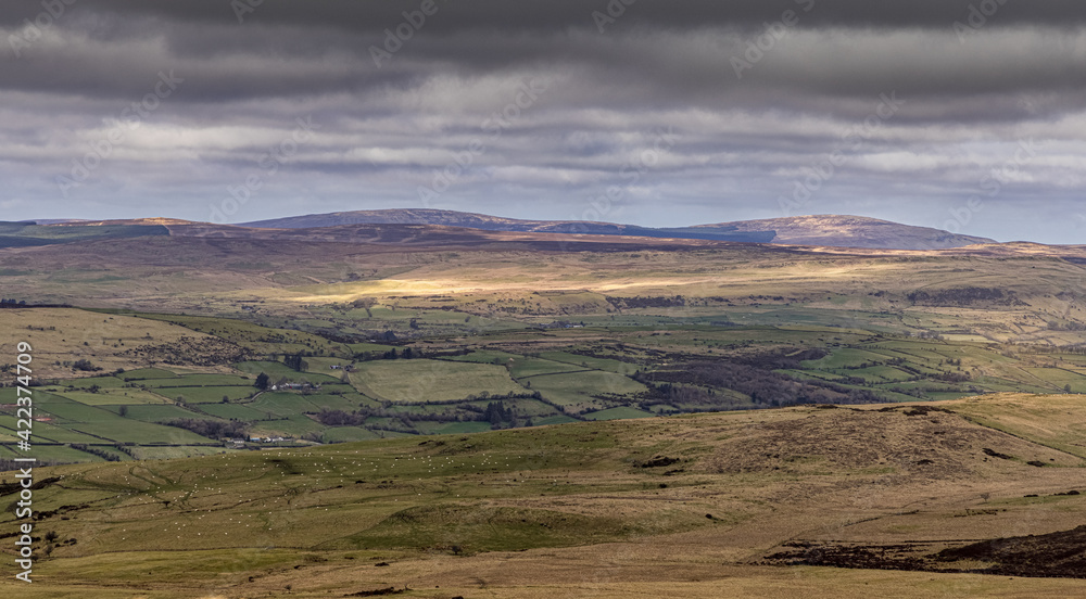 The Antrim Hills Way section of the International Appalachian Trail, County Antrim, Northern Ireland, Glenarm to Ballygalley, Scawt Hill, Black Hill, Ulster Way