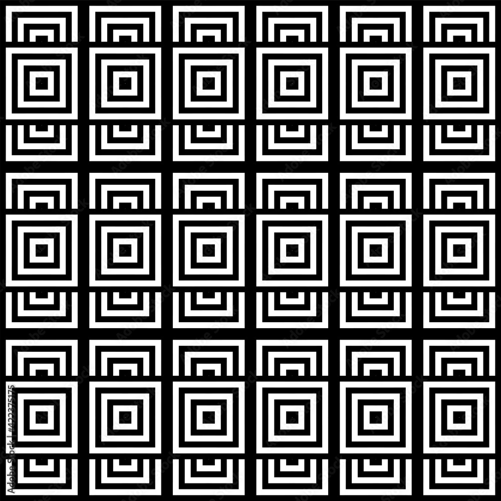 Abstract seamless geometric squares pattern.