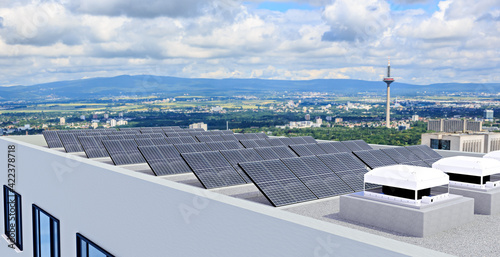 solar power panels photo