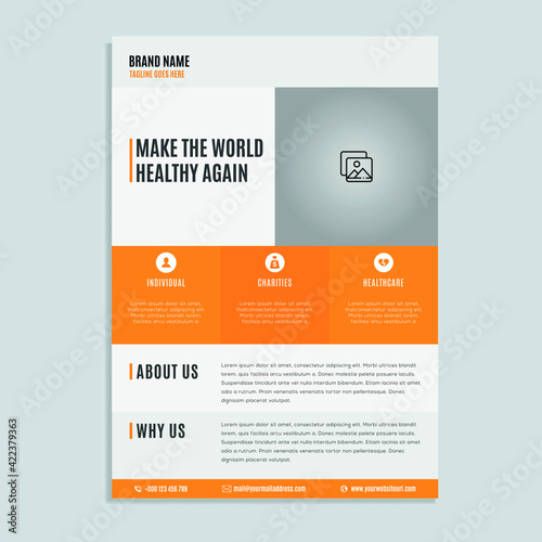 Medical HealthCare Flyer Design Template