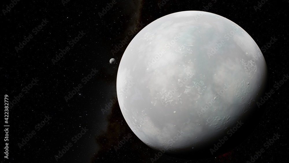 planet suitable for colonization, earth-like planet in far space, planets background 3d render planet suitable for colonization, earth-like planet in far space, planets background 3d render