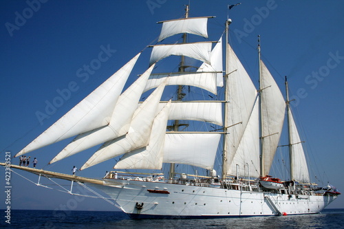 sailing ship at sea
