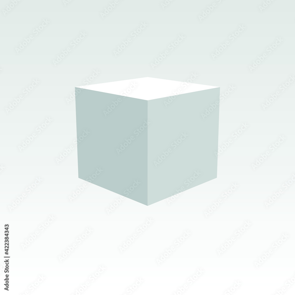 3d white box render on white background for product package design mockup and template. 3d white box render on white background for product package design mockup and template.