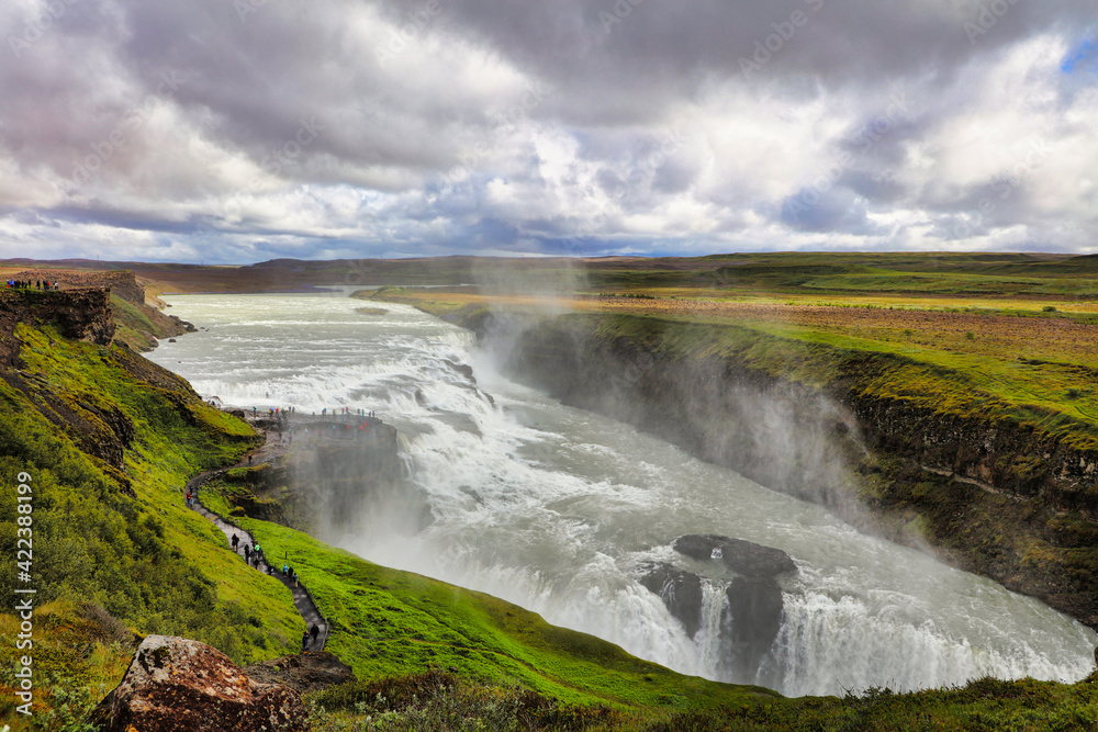 Gullfoss Wasserfall auf Island