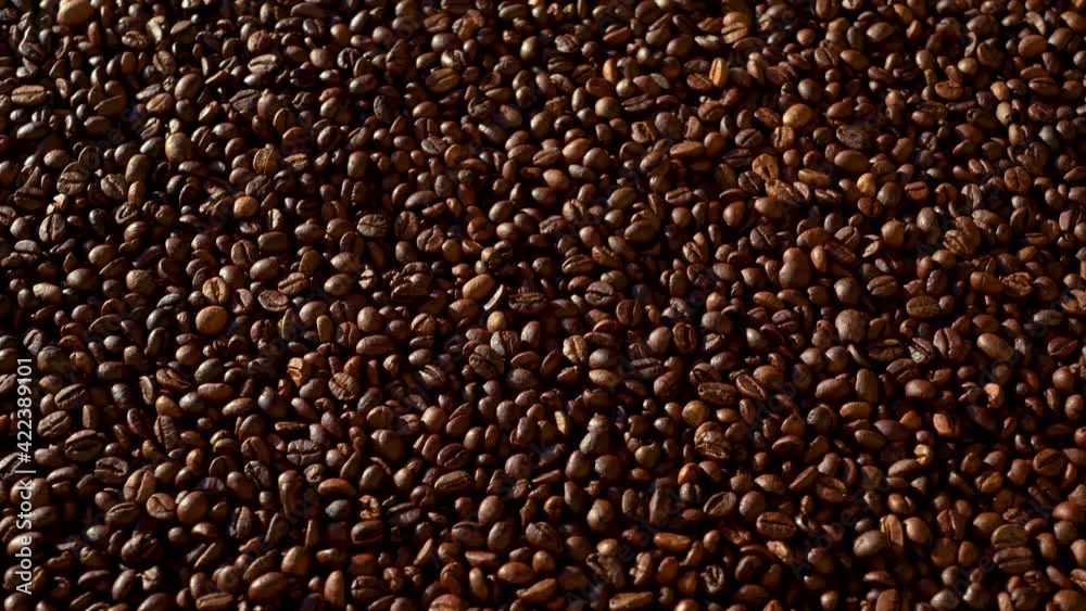 Background of coffee beans when roasting
Background of coffee beans when roasting