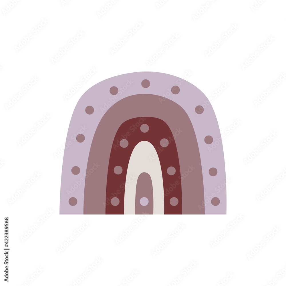 rainbow or arch in simple style. Vector art. Isolated. rainbow or arch in simple style. Vector art. Isolated.