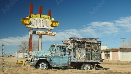 Old Truck on Route 66 in New Mexico