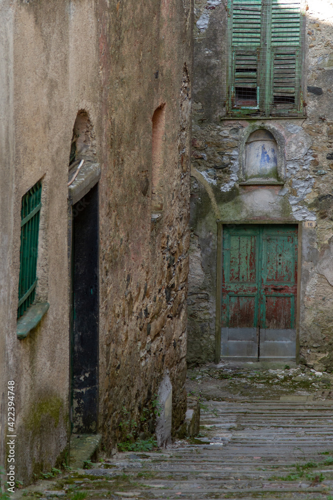 Traditional medieval villages of Italy are picturesque old flower streets. Traditional medieval villages of Italy are picturesque old flower streets.