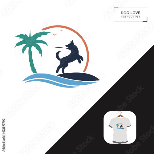 hosting dog events dog t-shirt design.