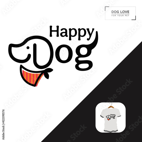 Dog Brand Launch dog t-shirt design.