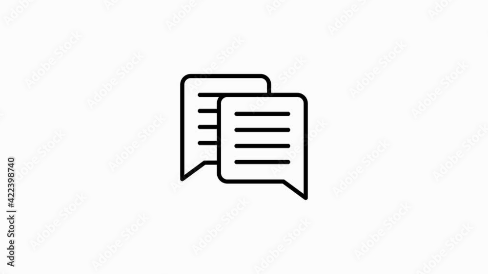Business and finance line icon of for modern concepts, web and apps on white background. Motion graphic. Business and finance line icon of for modern concepts, web and apps on white background. Motion graphic.