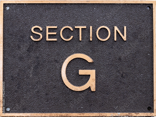 Section G sign 