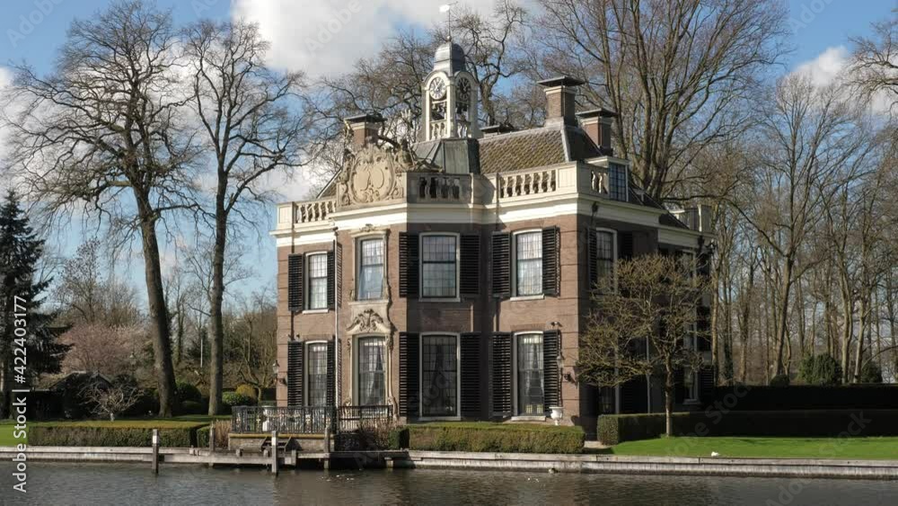 Country house along the river Vecht in the Netherlands Country house along the river Vecht in the Netherlands